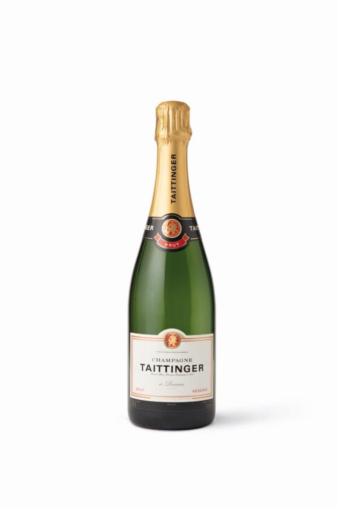 Seau à champagne Taittinger vintage : Art déco des années 1930, chrome et laiton - France